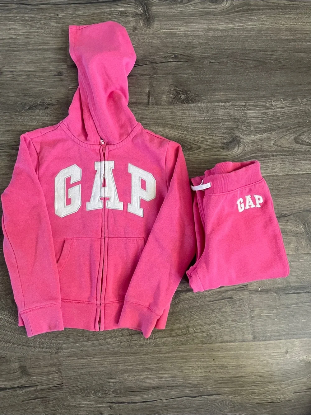 GAP Hot Pink Hoodie and Sweatpants Set